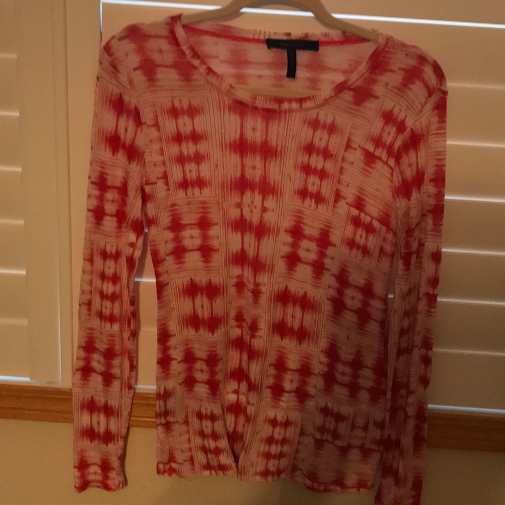 BCBG MAXAZRIA Long sleeve knit top